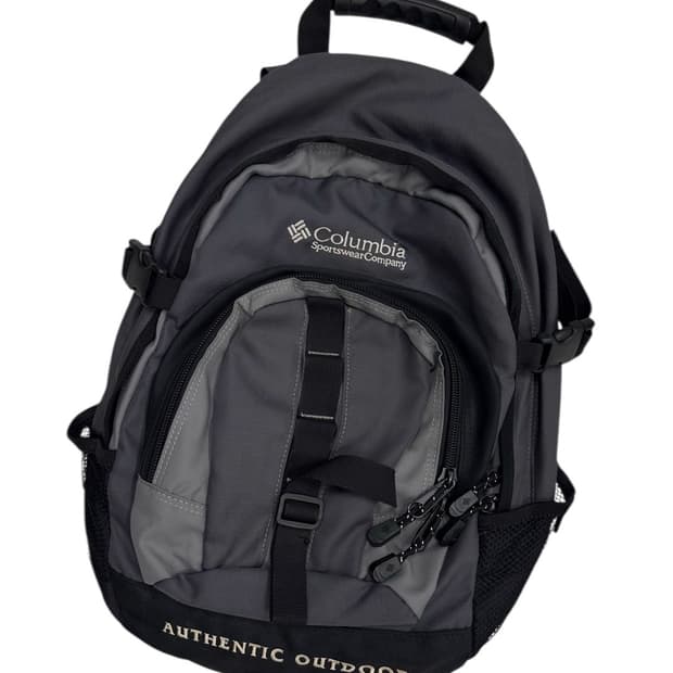 컬럼비아 백팩 블랙그레이