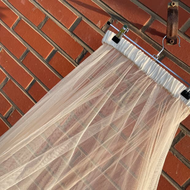 샤 레이어드 스커트