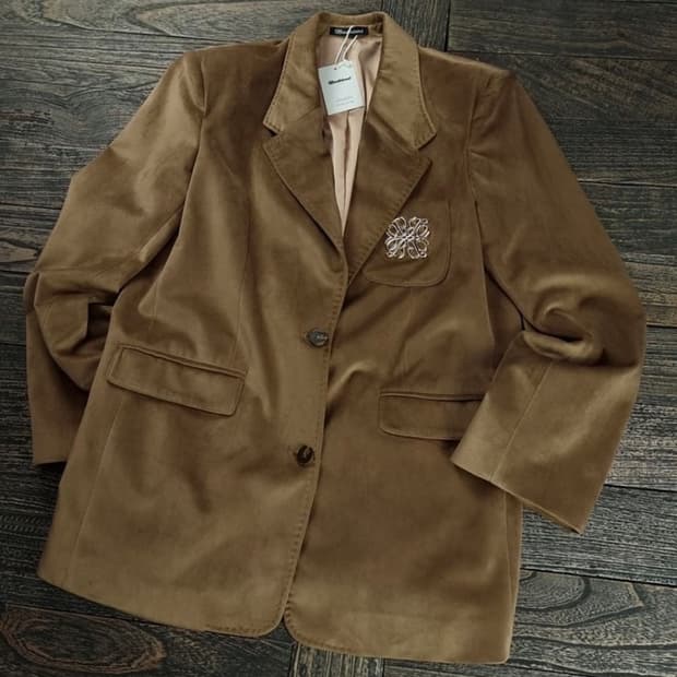 배드블러드 벨벳 블레이저 자켓