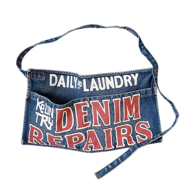 캐피탈 데님 앞치마