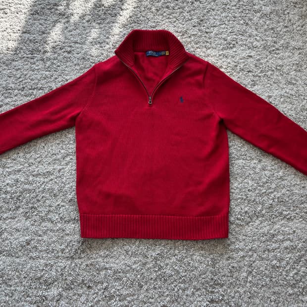 폴로 쿼터 지퍼