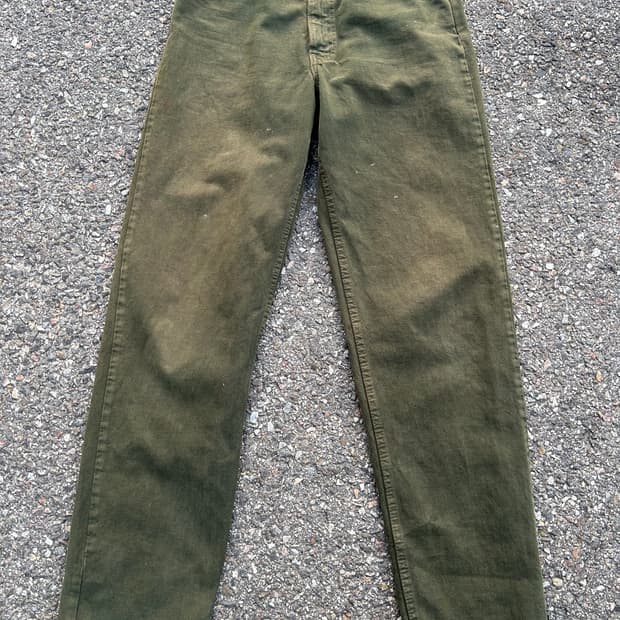 90‘s USA 리바이스555 그린컬러진 34in