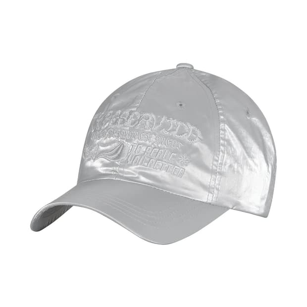 타입서비스 그래픽 자수 볼캡 실버