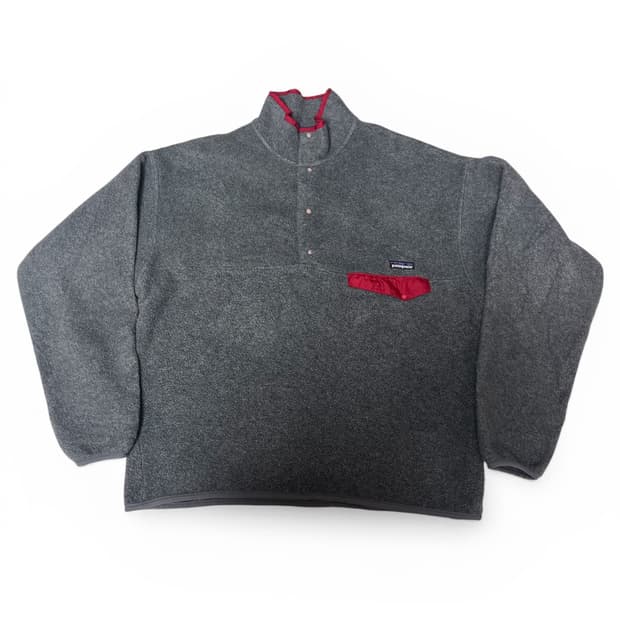 파타고니아 신칠라 그레이/레드 헤비 XL