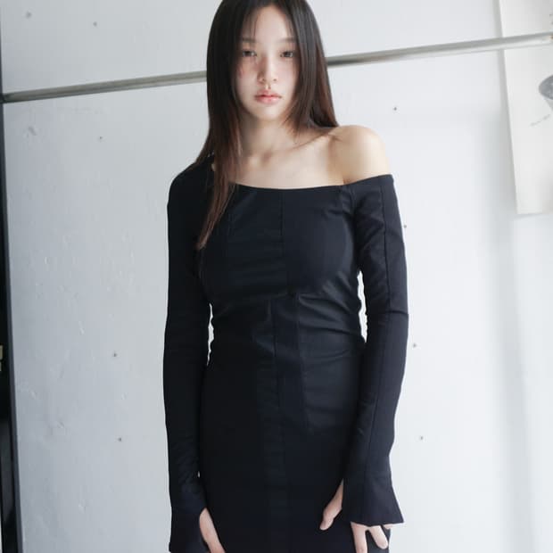 ACNE STUDIOS off-shoulder onepiece 