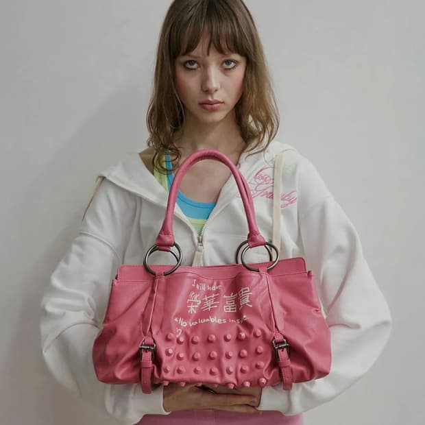 스컬프터 Millionaire Tote Bag Acid Pink
