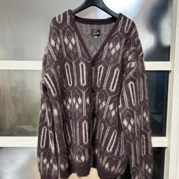 니들스 모헤어 가디건 M 새제품