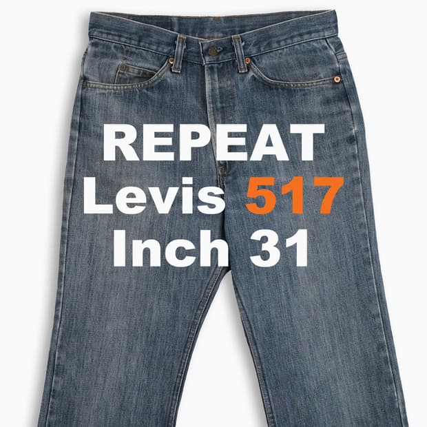 리바이스 517 오렌지탭 중청 70s USA 31인치 OR5173385