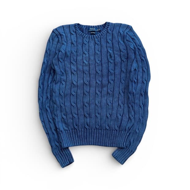 폴로 랄프로렌 (W) 피마 코튼 케이블 니트