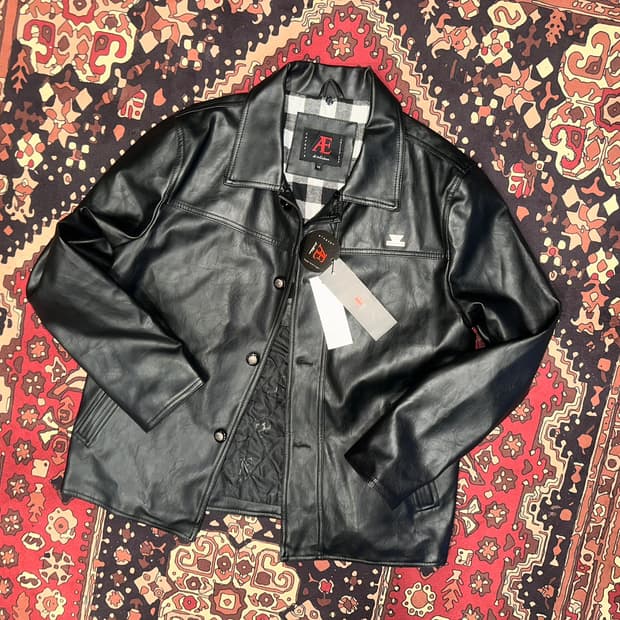 ( L-XL ) 가죽코트 가죽셔츠 가죽남방 레더자켓 가죽카코트