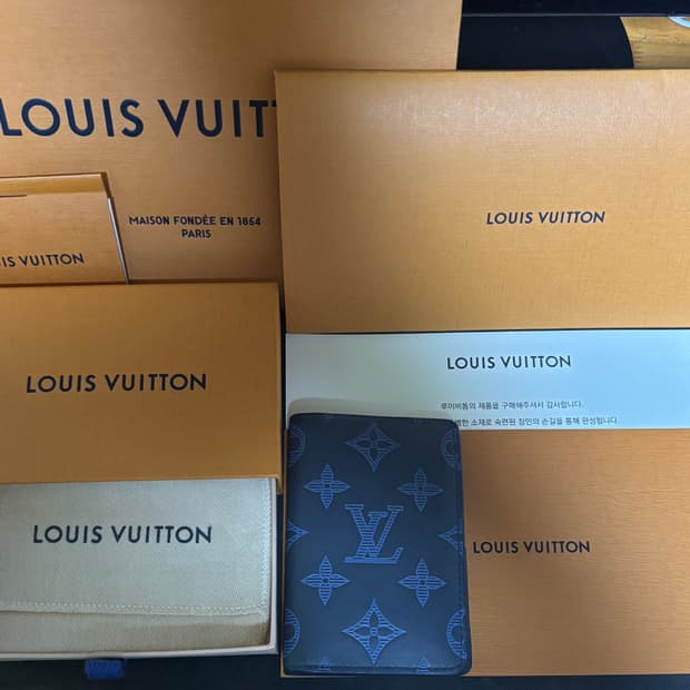 루이비통 쉐도우 오거나이저 네이비