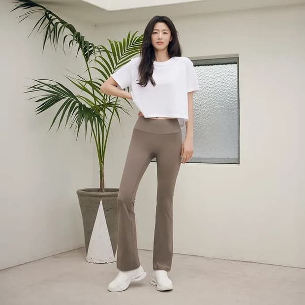 [안다르] NEW 에어쿨링 샤론 부츠컷 레깅스(롱)