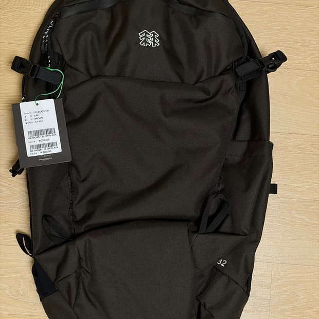 코오롱스포츠 바이탈 32 브라운 백팩 가방 등산