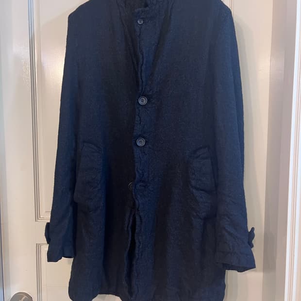 comme des garcons homme 축융 코트 S사이즈 차콜