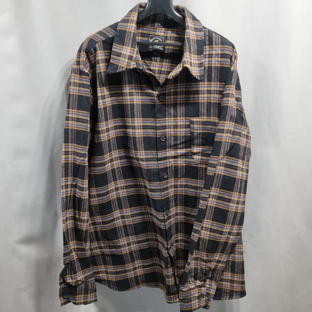 Evolution Begins 체크 셔츠 XL