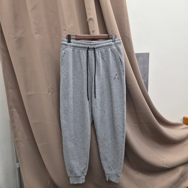조던 회색 기모 조거 트레이닝 바지 L