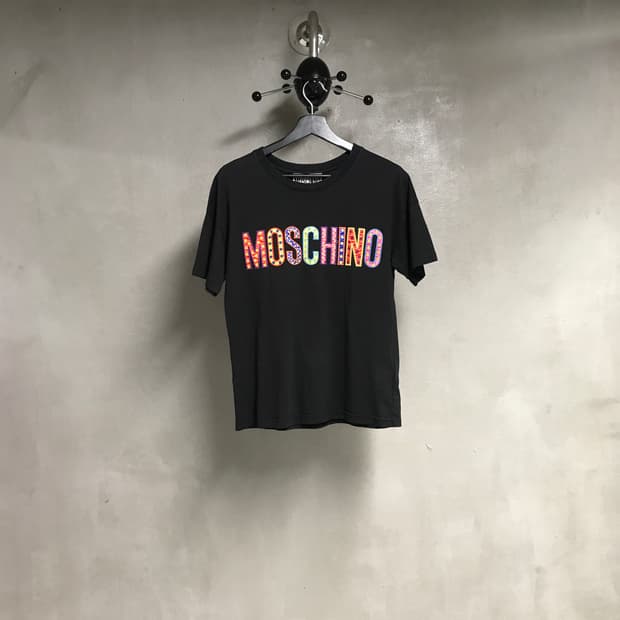 모스키노 반팔 티셔츠 블랙 XXS(W)