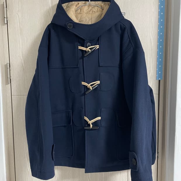 [F]후드 떡볶이 더플 숏코트