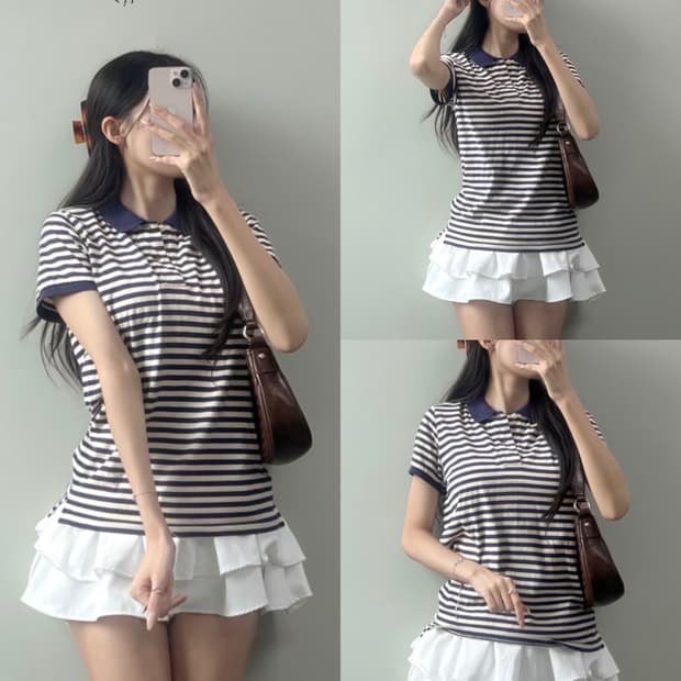 폴로 반팔 카라티