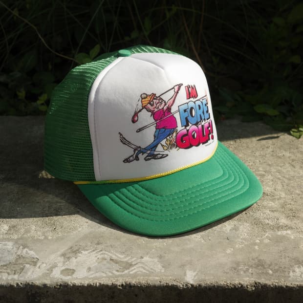 80‘s I’m fore golf 트러커캡