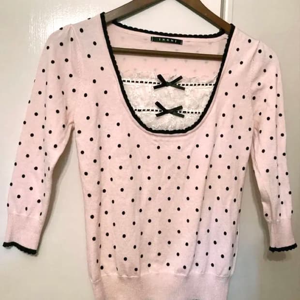 잉그니 도트 리본 로걀탑 히메갸루 희귀 핀터레스트