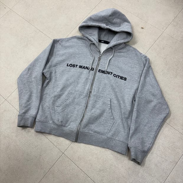 Lmc 빅스펠아웃 그레이 후드집업