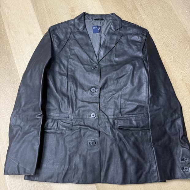 올드 갭 레더 블레이저
