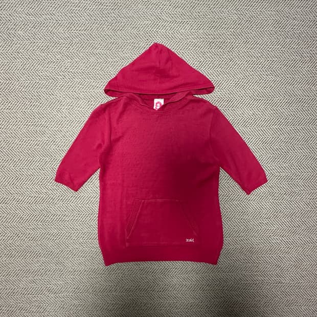 X-GIRL japan made knit hoodie