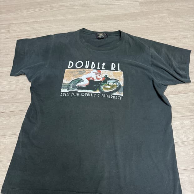 rrl 더블알엘 모터사이클 USA티 XL 초레어