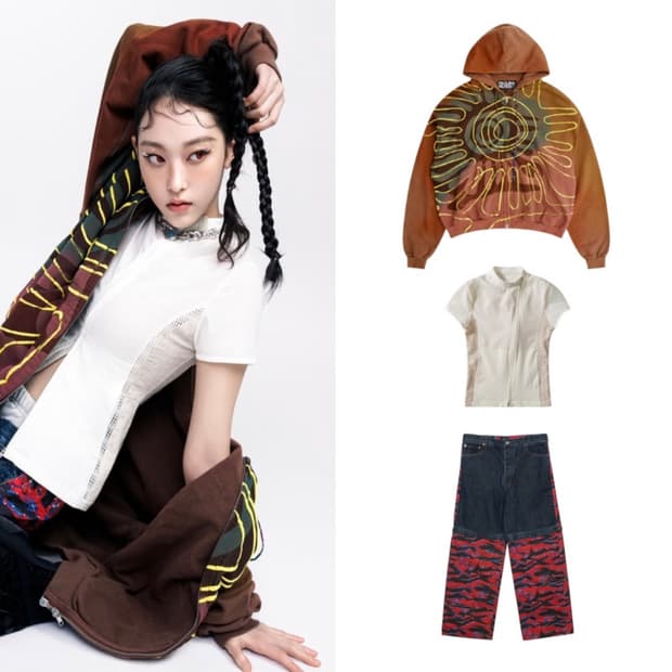 강해린 엑슬림 집업셔츠 아이보리 S