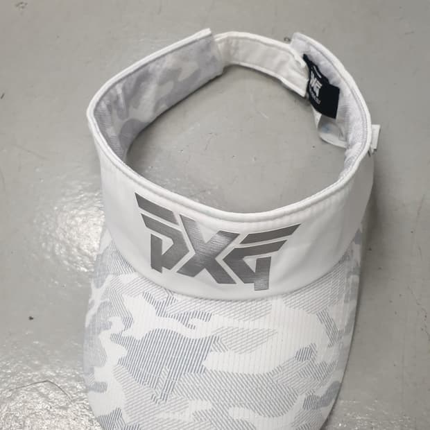 PXG 골프 썬캡 화이트 카모 프리사이즈