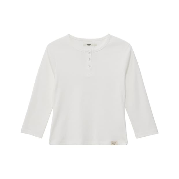 글로니 3/4 버튼 플라이 티