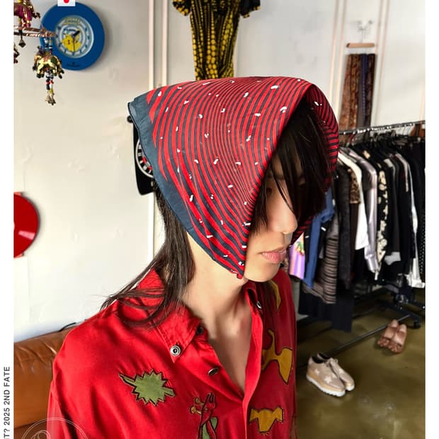 90-00s Yohji Yamamoto Y'SACCS Bandana