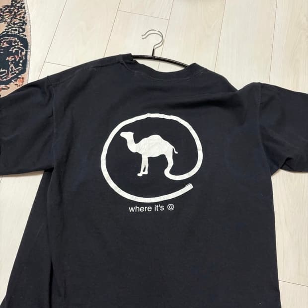 90s camel 티셔츠