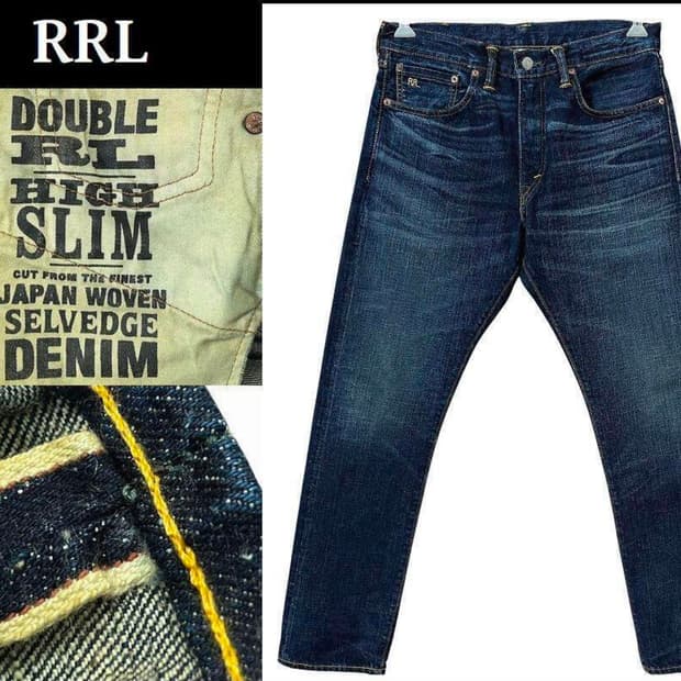 RRL 하이슬림핏 데님 32x32