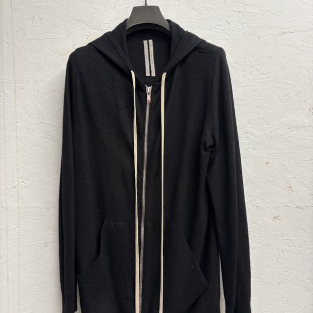 릭오웬스 캐시미어 100 후드집업 larry fw 19