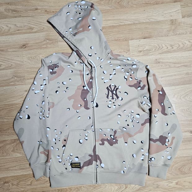 뉴에라 양키스 카모 후드티 L