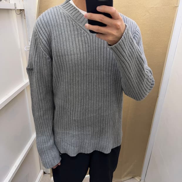 polo 폴로 진스 코튼 브이넥 니트