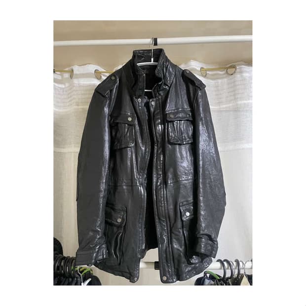 빈티지 m65 레더자켓