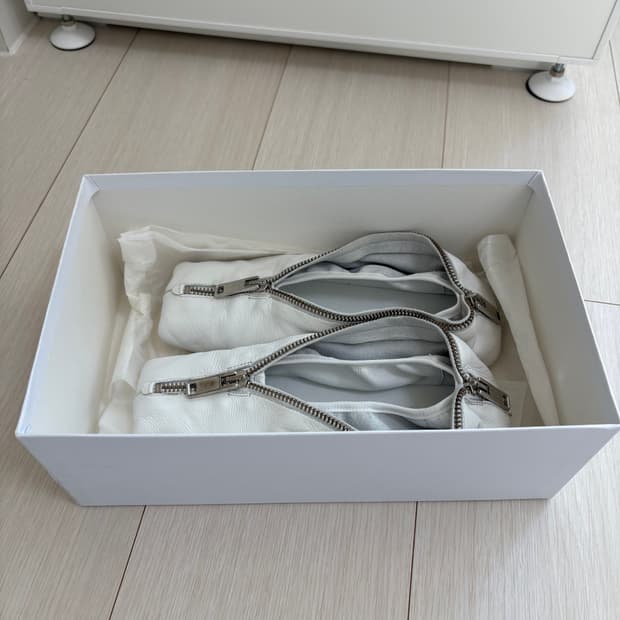 MM6 발레리나 플랫 슈즈 