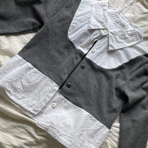 공겜여주 y2k 셔츠