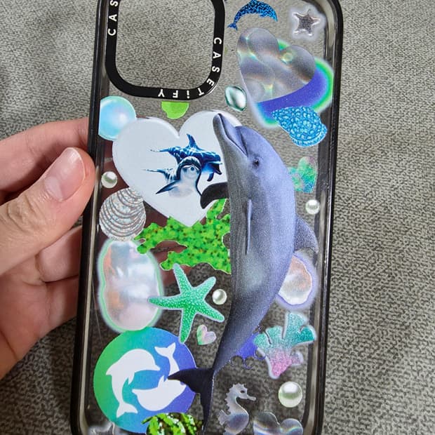 [케이스티파이] 아이폰 12 돌고래 케이스(정품)