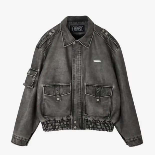 보헤미안서울 레더 자켓