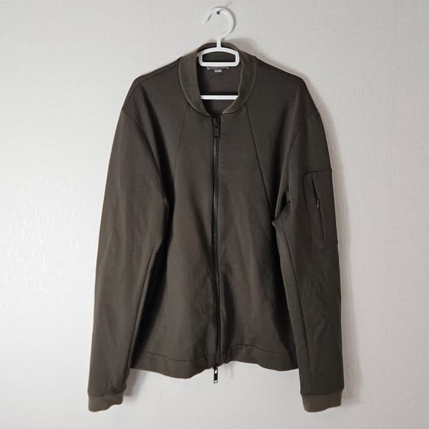 코스 COS 오버핏 폴리 투웨이 블루종 봄버자켓 M 100