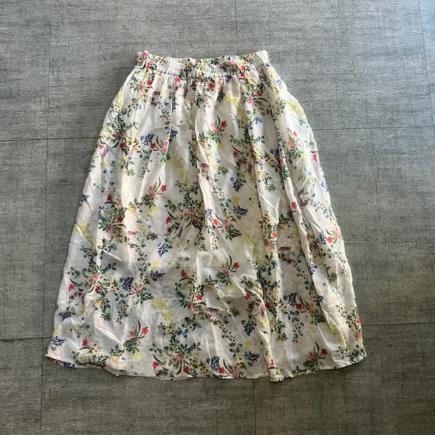 일본빈티지 Glean 달천깔페어리 프린세스깔 플라워스커트