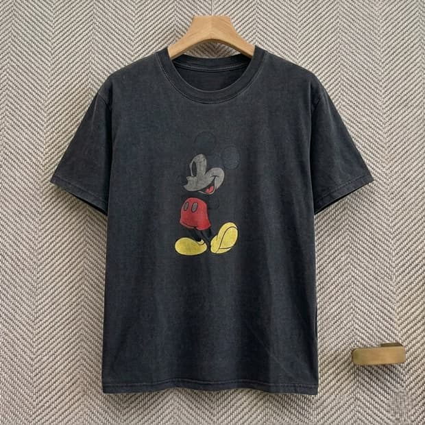 디즈니 피그먼트 미키 반팔티