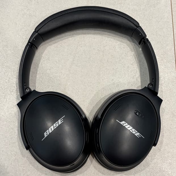 보스 QC45 블랙 노이즈캔슬링 헤드셋