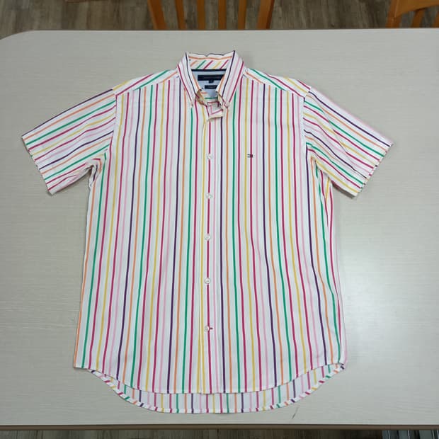 M95-L100 Tommy&Hilfiger 반팔셔츠 레이보우 L-693