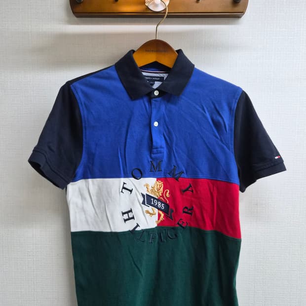 M) 타미힐피거 멀티컬러 pk 반팔 티셔츠 팝니다