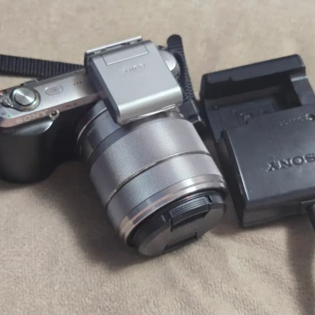 소니 미러리스 nex-c3, 18-55mm 렌즈